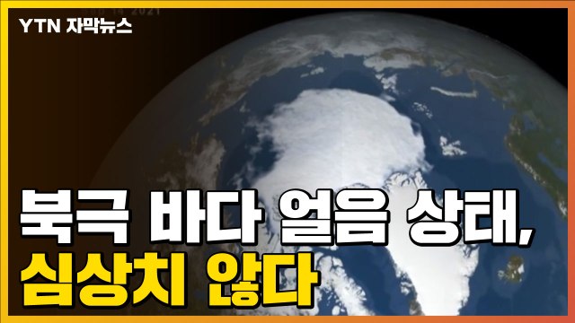 [자막뉴스] 북극 바다 얼음 상태, 심상치 않다 / YTN