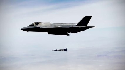WOW, F-35 Lightning Stealth Fighter Jets Showing Its Insane Capability • Dropping The Bomb_