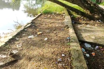 Sampah Berserakan di Wisata Danau Raja