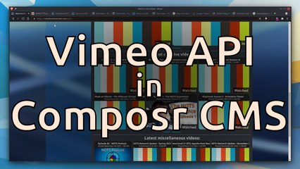 Implementing the Vimeo API in Composr CMS