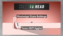 Texas A&M Aggies - Mississippi State Bulldogs - Over/Under