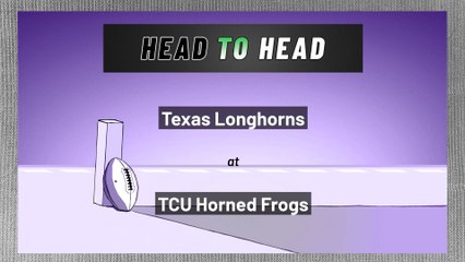 TCU Horned Frogs - Texas Longhorns - Spread