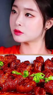 ASMR Korean Food Mukbang | 중국 먹방 | SPICY PORK TAILS BBQ CHILIES & RICE BALL CHEESE EGG Eating Show