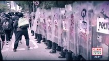 Critica López Obrador la violencia del movimiento feminista en CDMX