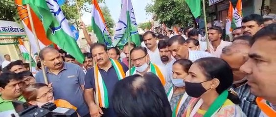 Congress Protest against price rise