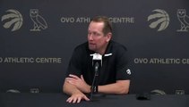 Watch: Nick Nurse Discusses Dalano Banton's Improvements, Goran Dragic's Role, & Chris Boucher