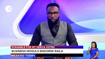 Mt. Kenya business moguls endorse Raila Odinga