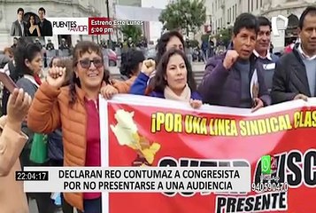 Congresista Katy Ugarte fue declarada reo contumaz por no presentarse a audiencia judicial