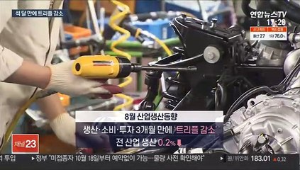 생산·소비·투자 일제히 위축…"회복세 주춤"