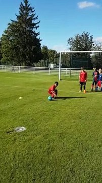 Entraînement spécifique gardien de nos jeunes pousses U9