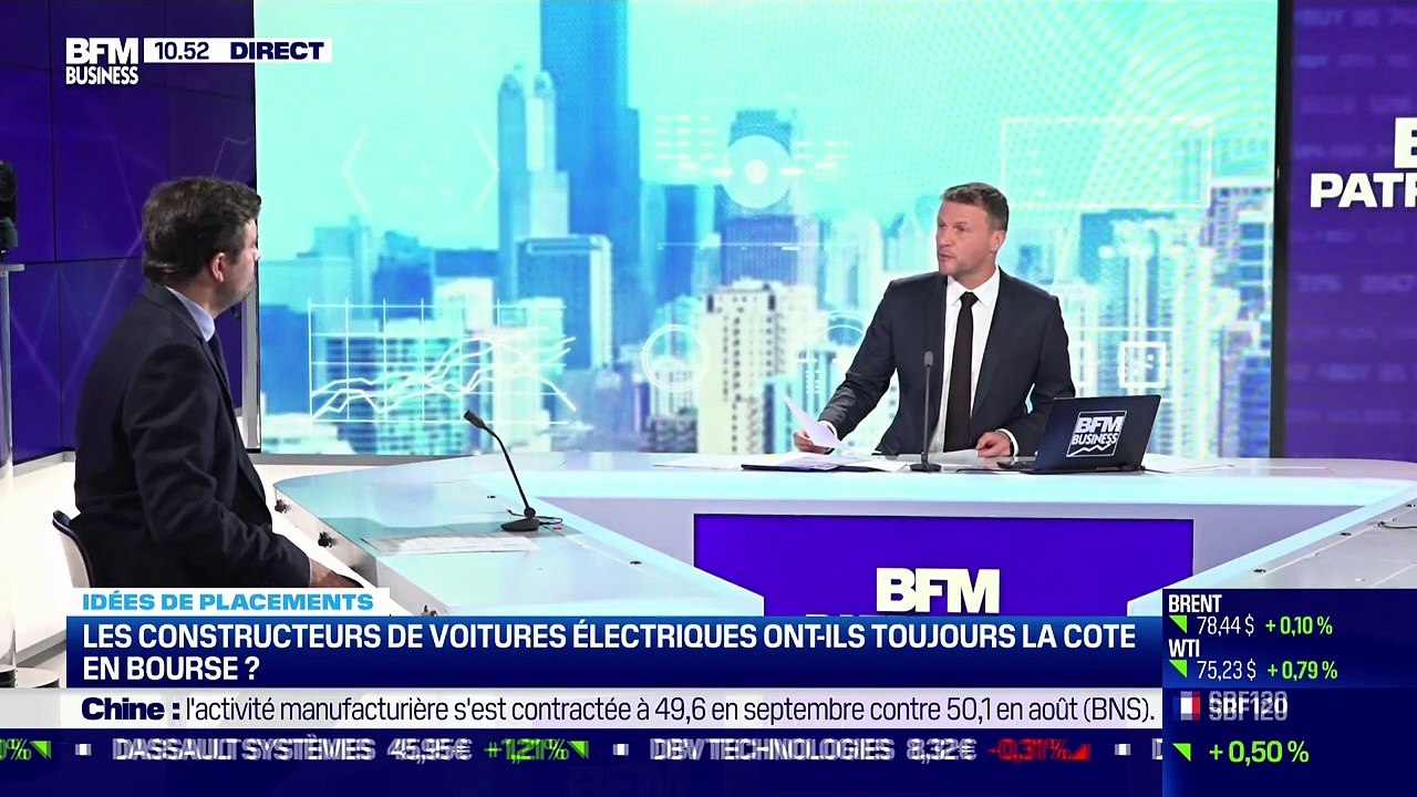 Idée de placements: Les constructeurs de voitures électriques ont-ils toujours la cote en Bourse ? - 30/09