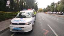 Sarıyer'de drone destekli trafik denetimi yapılıyor