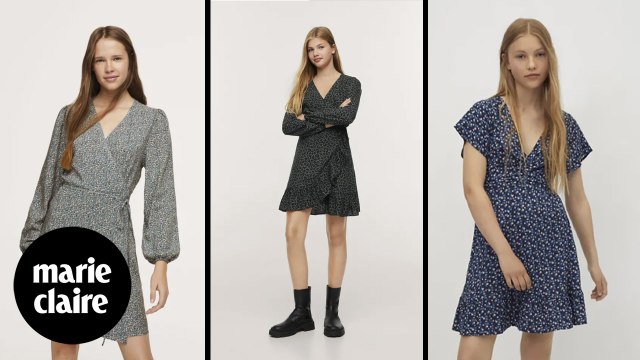 8 vestidos otoñales de Mango Kids para chicas bajitas
