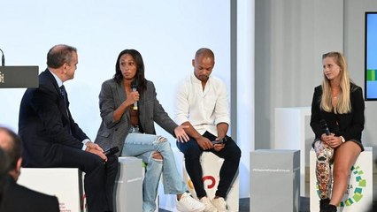 Ana Peleteiro defiende ante Pedro Sánchez lo importante que es el deporte para los niños