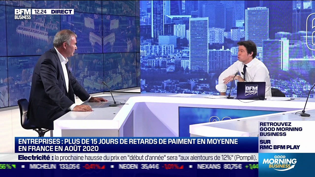 Pierre Pelouzet (Médiateur) : Les délais de paiement des entreprises ont augmenté avec la crise - 29/09