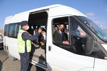 Başkale'de okul servisleri denetlendi