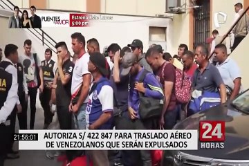 Destinan más de S/ 400.000 para expulsar del país a venezolanos implicados en delitos