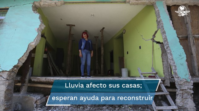 “A dos semanas estamos con la incertidumbre”; damnificados de lluvias en Ecatepec piden ayuda
