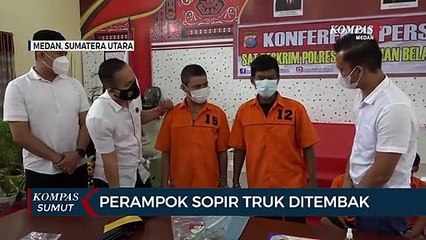 Perampok Sopir Truk Ditembak