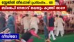 BJP leader falls off stage during 'Jan Darshan Yatra' event in Madhya pradesh