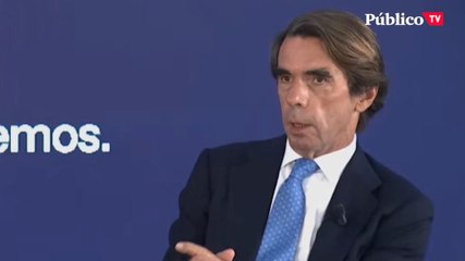 Aznar: "España es una nación, no un estado plurinacional, ni multinivel, ni la madre que los parió"