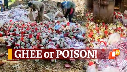 Adulterated Ghee worth Rs 10 Lakh destroyed in Cuttack, Odisha