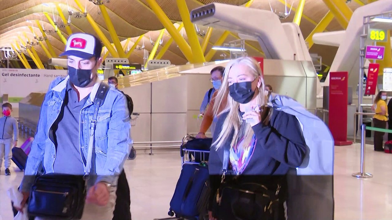 Belén Esteban ya está en Lanzarote para la boda de Anabel Pantoja