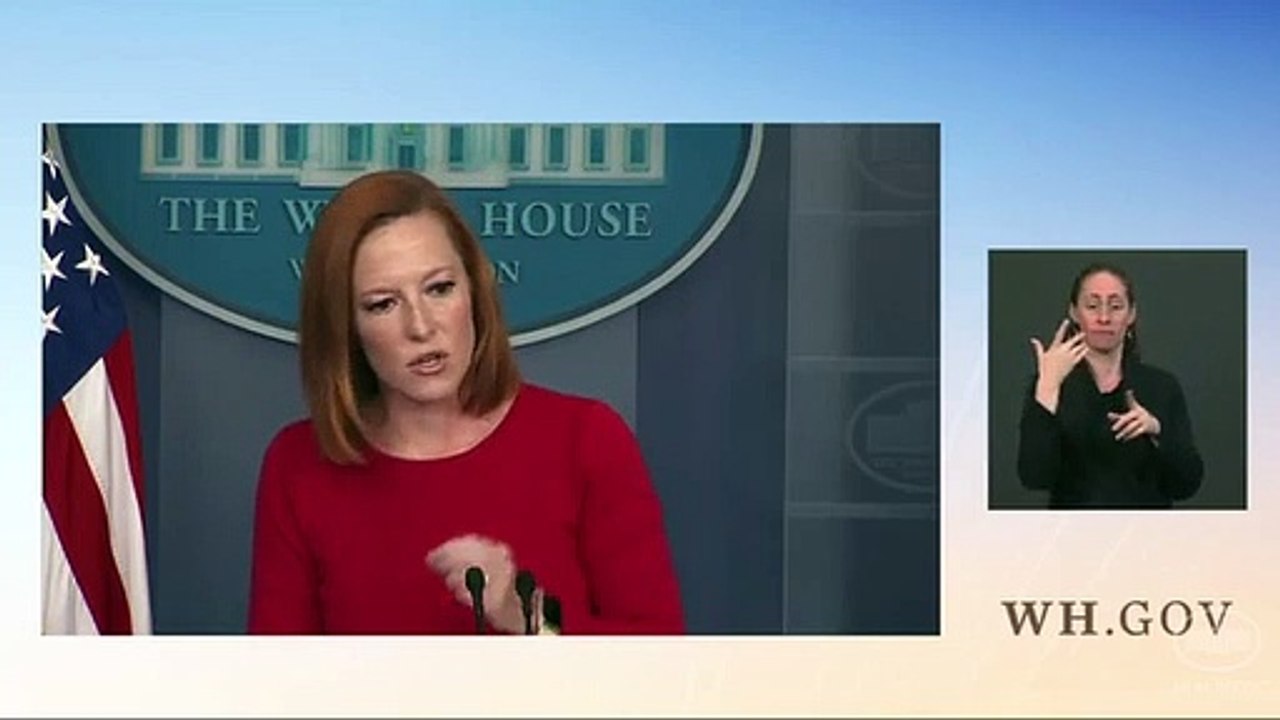 Jen Psaki Reporters Asking Who Advised Leaving Afghanistan