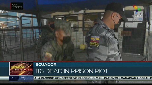 Ecuador raises death toll in riot to 116