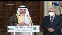 رئيس الجمهورية يستقبل وزير خارجية الكويت أحمد ناصر المحمد الصباح