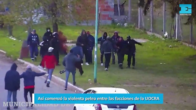 Así comenzó la violenta pelea entre las facciones de la UOCRA