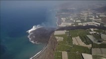El delta de La Palma ocupa ya 17,2 hectáreas... y creciendo