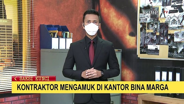 Ngamuk! Pria Bertopi Koboi Acak-acak Kantor Dinas Sumber Daya Air Kabupaten Bekasi