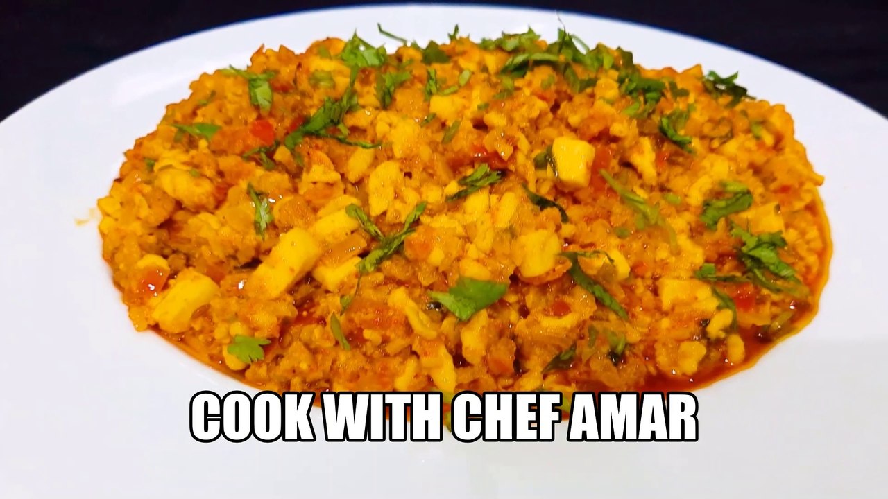 Paneer ki bhurji | dhaba style paneer bhurji | paneer ki sabji | Cook with Chef Amar