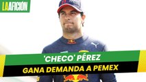 Checo' Pérez gana demanda millonaria a Pemex por incumplimiento de contrato