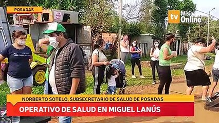 Operativo de Salud en Miguel Lanús