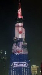 سر ظهور براد بيت على برج خليفة