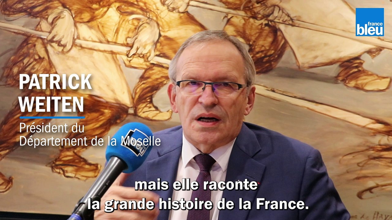 Patrick Weiten, président du Département de la Moselle, témoin de la Moselle déracinée