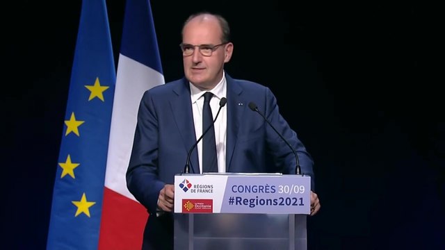 Intervention de Jean Castex devant le congrès des Régions de France