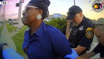 BODYCAM Woman Ends Up In Back Of Police Car After Refusing To Pay A Dollar For A Coozie.