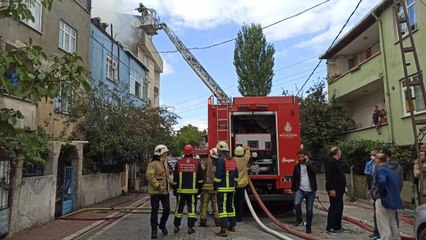 Esenyurt'ta 3 apartmana sıçrayan yangında faciadan dönüldü