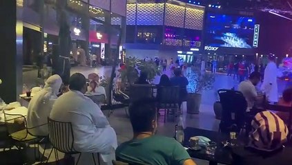 Full capacity restaurants as diners pour in to watch the Expo2020 opening ceremony at City Walk