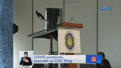 Comelec, all systems go na sa filing ng COC sa Eleksyon 2022 | Saksi
