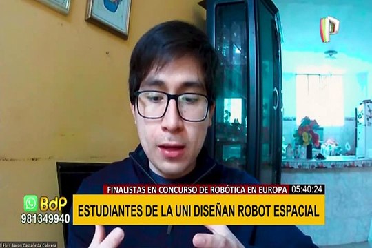 Estudiantes de la UNI son finalistas en competencia internacional de robótica en Europa
