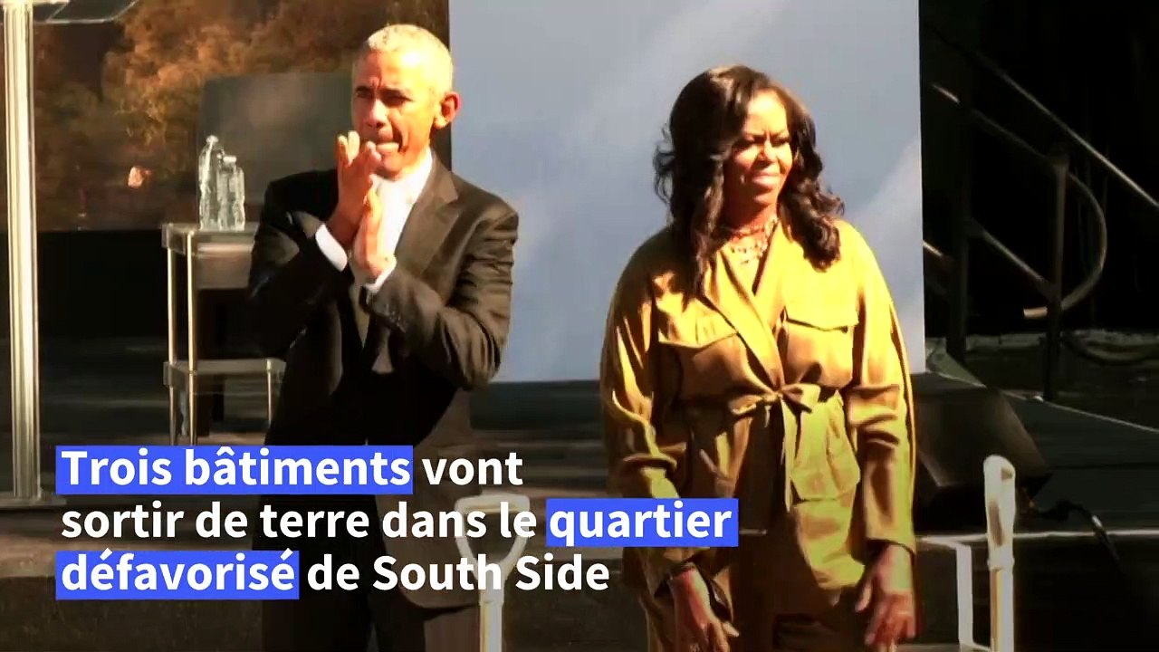 Chicago: Barack Obama pose la première pierre de son futur "centre présidentiel"