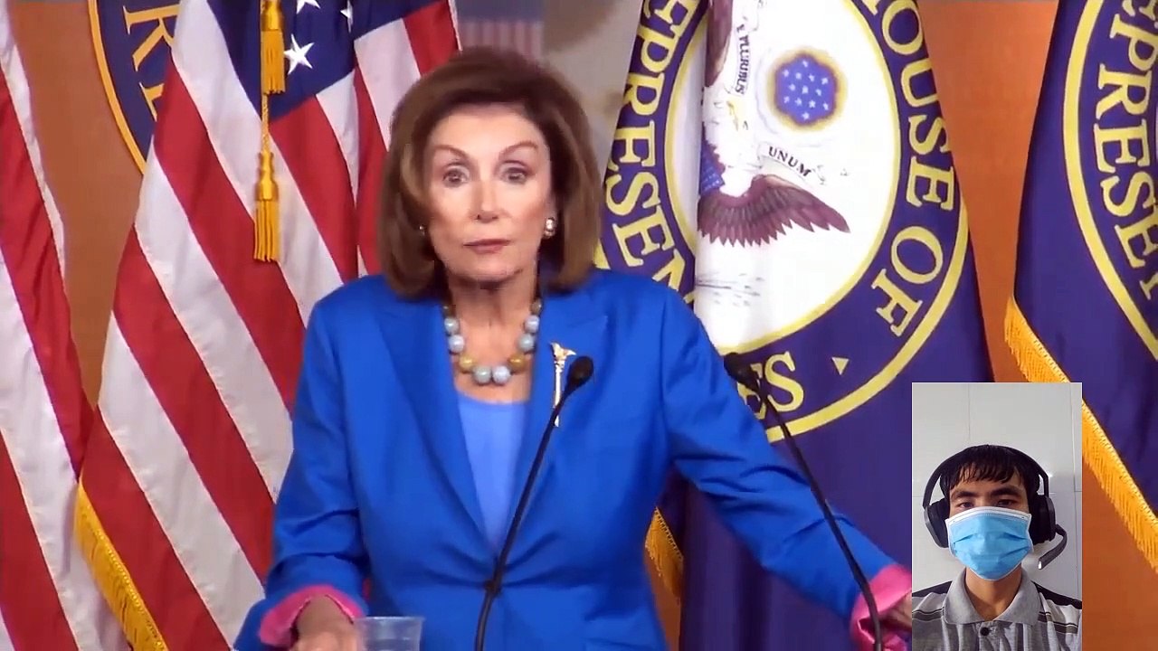 Speake rPelosi: "Get out of here...So this is, it's so much and that's why I said that, yeah."