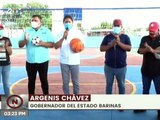 Gobierno de Barinas rehabilita cancha deportiva 