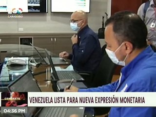 Gobierno supervisa el desarrollo de la pausa operativa bancaria para la nueva expresión monetaria