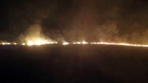 Karamık Gölü'nde 6 gün arayla ikinci sazlık alan yangını