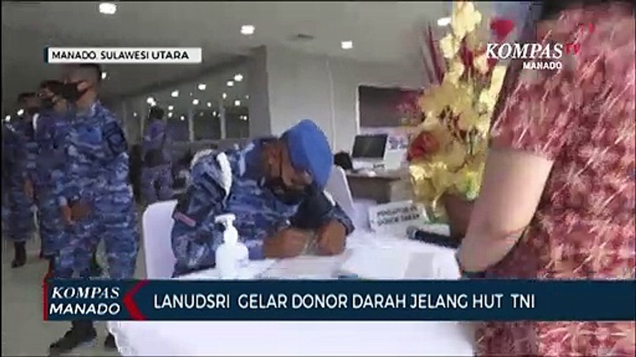 Lanudsri  Gelar Donor Darah Jelang HUT TNI